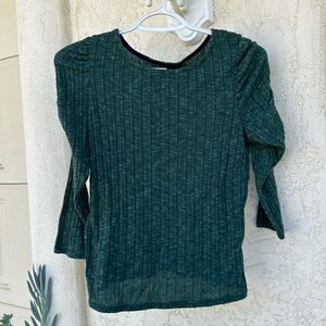 Christmas sweater, never worn. Puffed sleeves